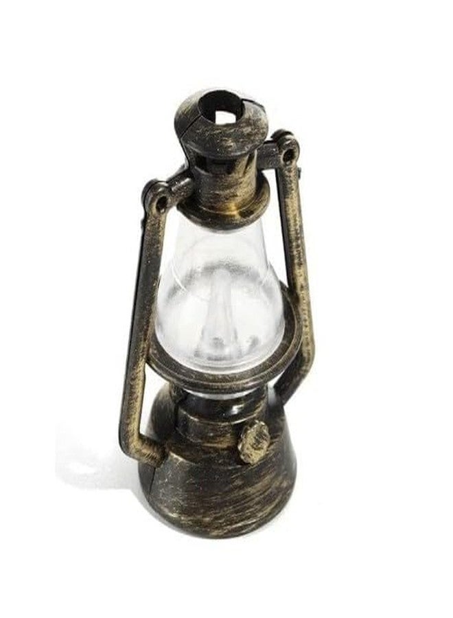 Tnyvm Bronze Color Miniature Lamps for Dollhouse, Doll House Retro Oil Lantern Dollhouse Accessories Scene Ornaments Miniature Scene Model Hurricane Lantern Kerosene Lamp Furniture Decoration - Image 1